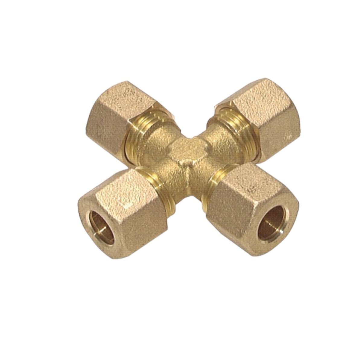 Klemmringverschraubung Kreuz 14 (M20x1,5 mm) Messing