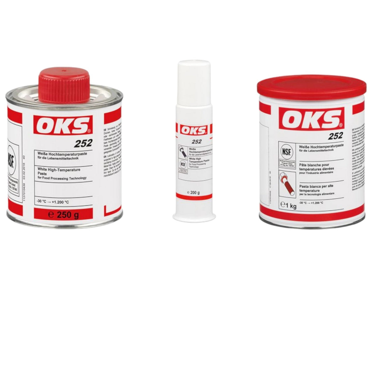 OKS 252 | Weiße Hochtemperaturpaste | 200g Spender
