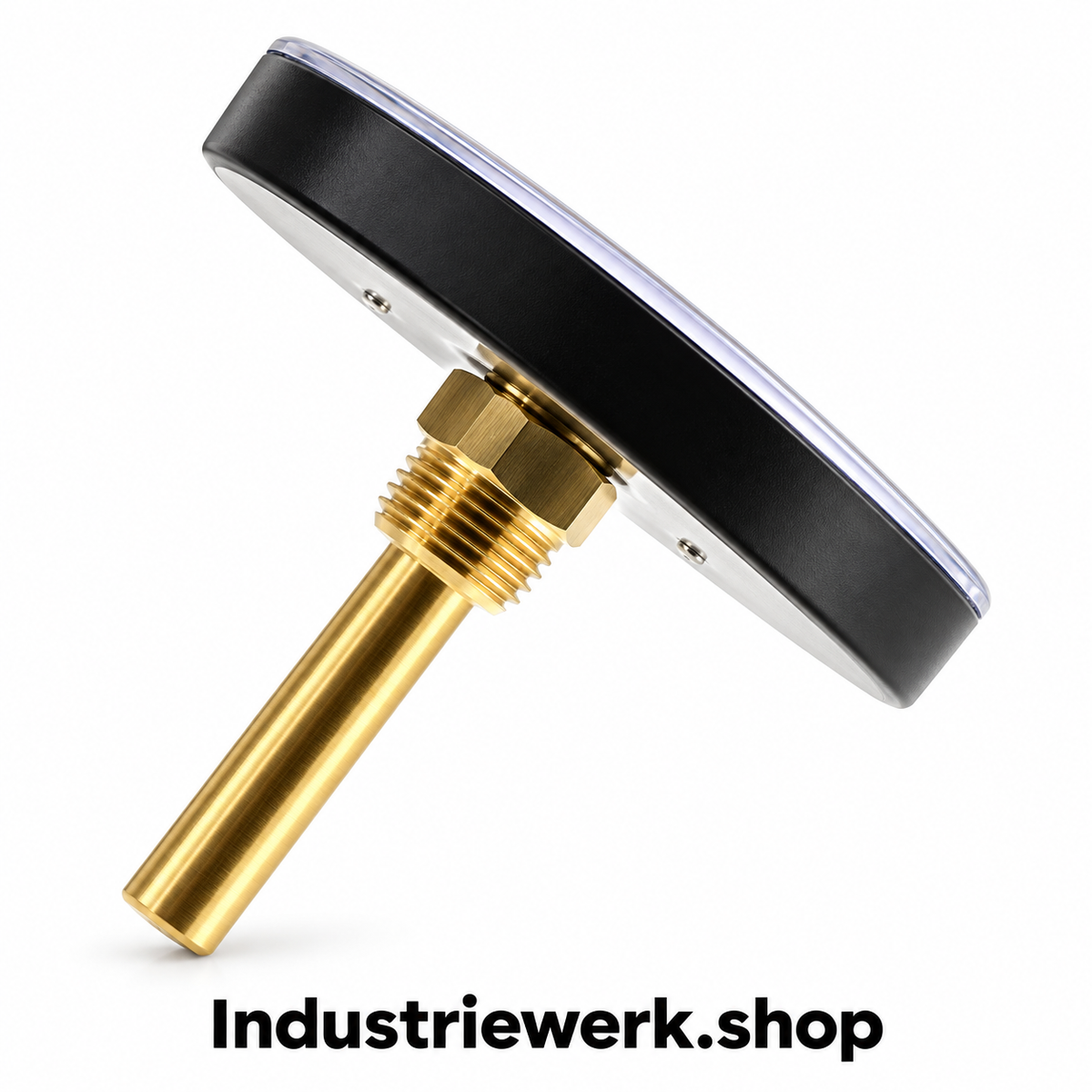 WIKA Bimetallthermometer KU waagerecht Ø 80mm | 0-120°C | 60mm lang