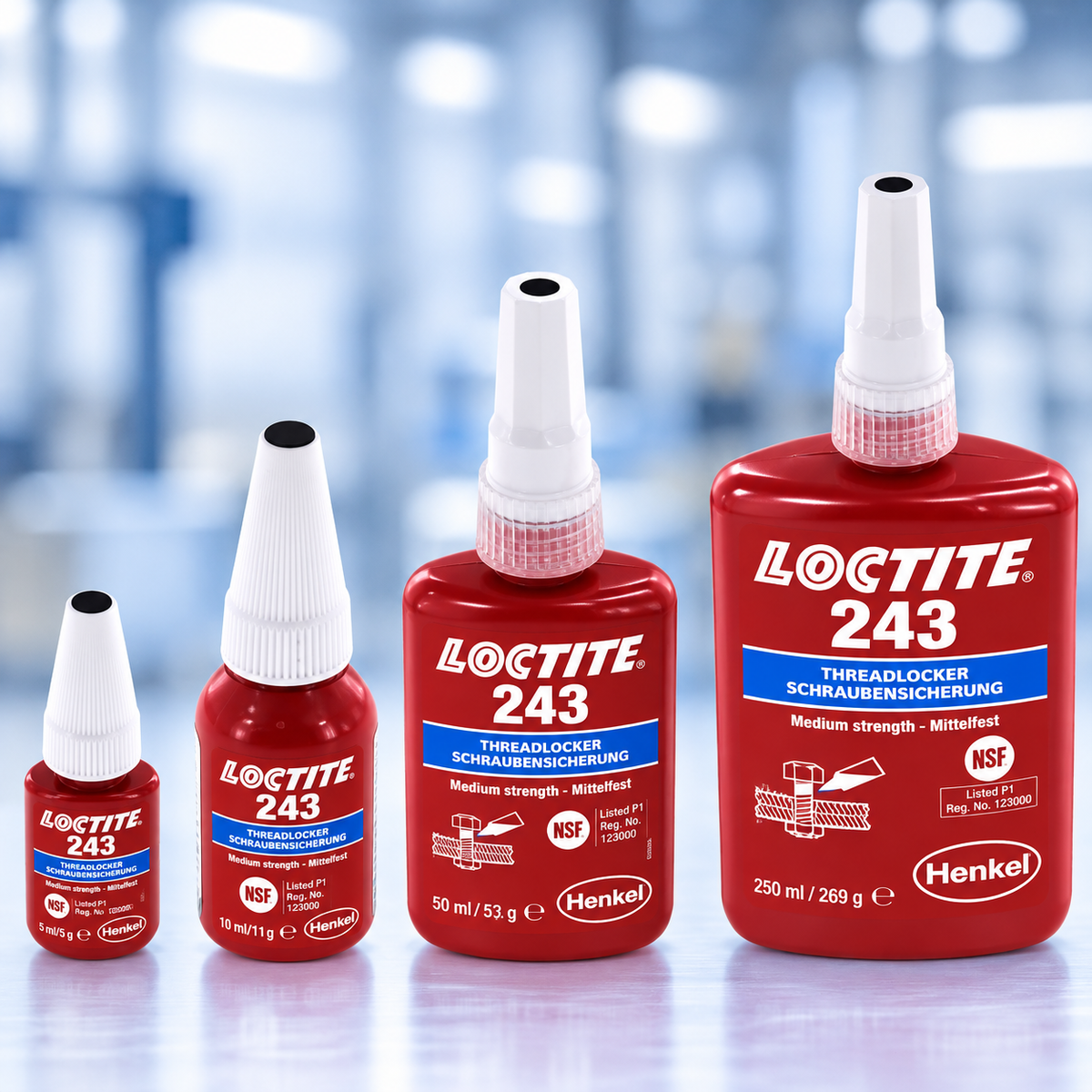 Henkel Loctite 243 Anaerobe Schraubensicherung mittelfest 10ml