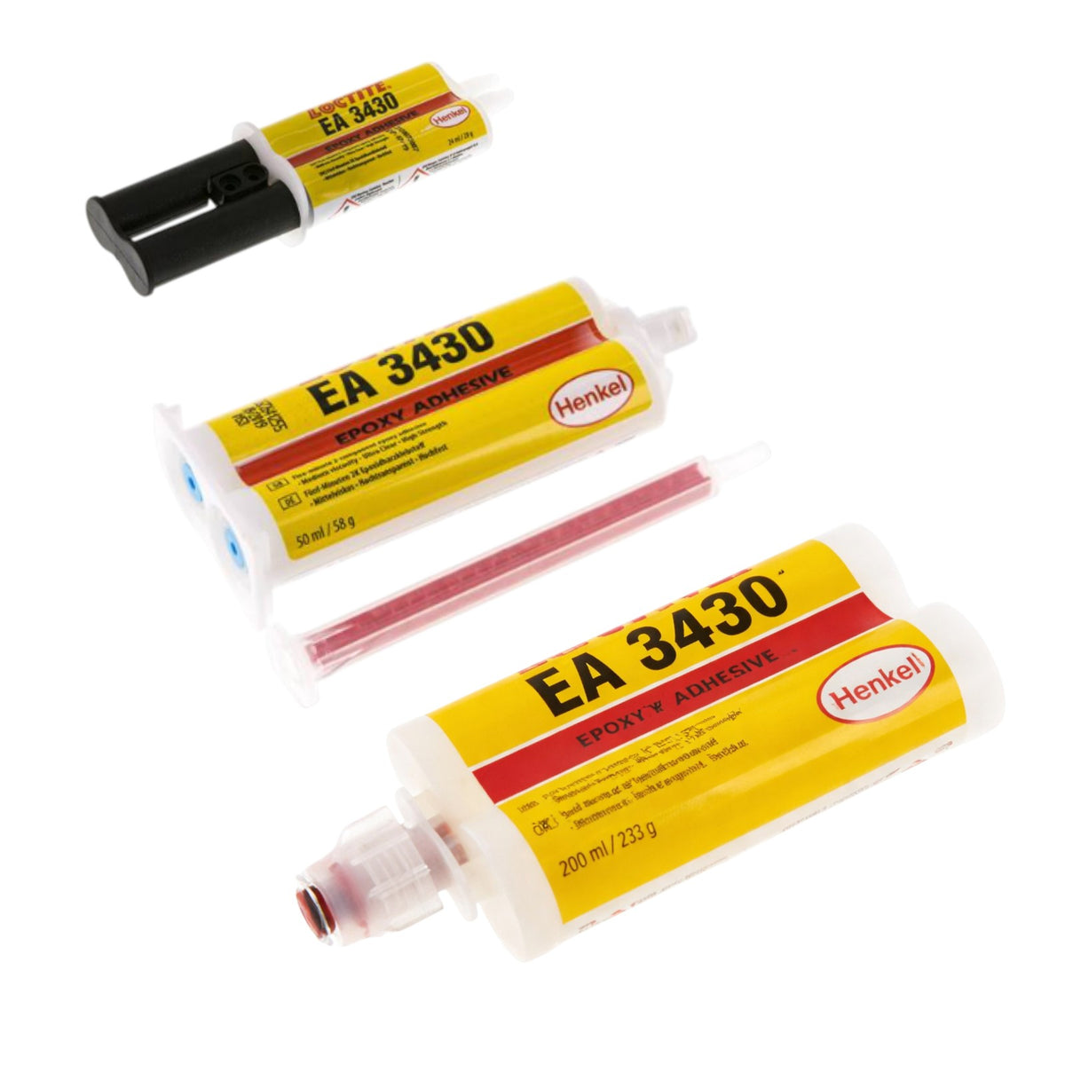Henkel Loctite 3430 Epoxid-Klebstoff 2 K Zwillingsspritze 24ml