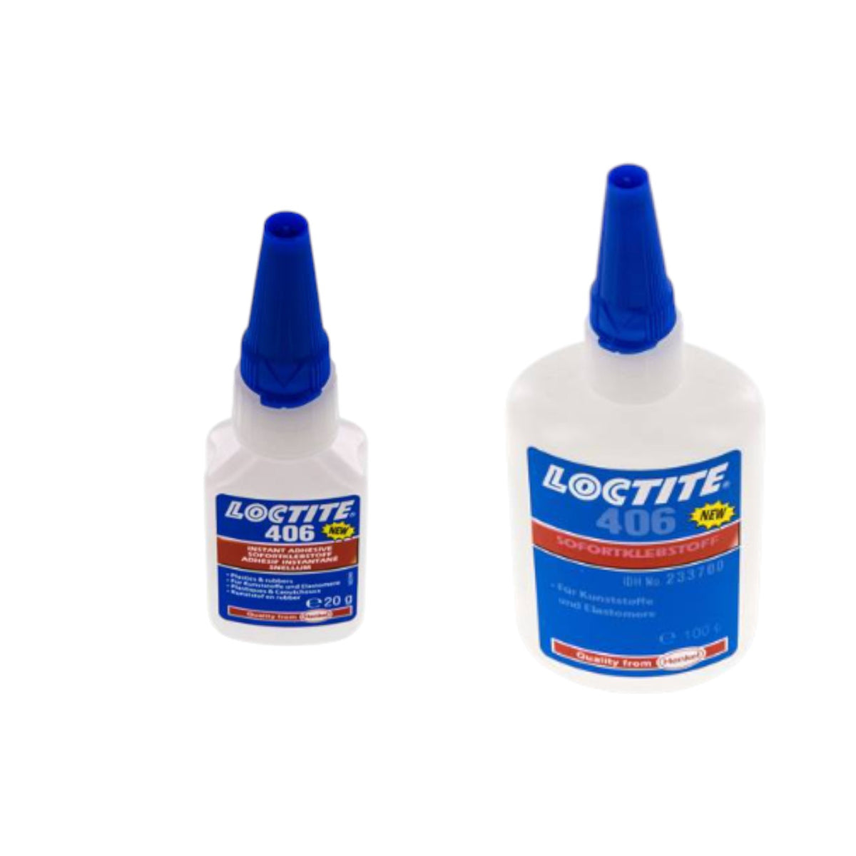 Henkel Loctite 406 Sekundenkleber für Kunststoffe und Elastomere | 20g