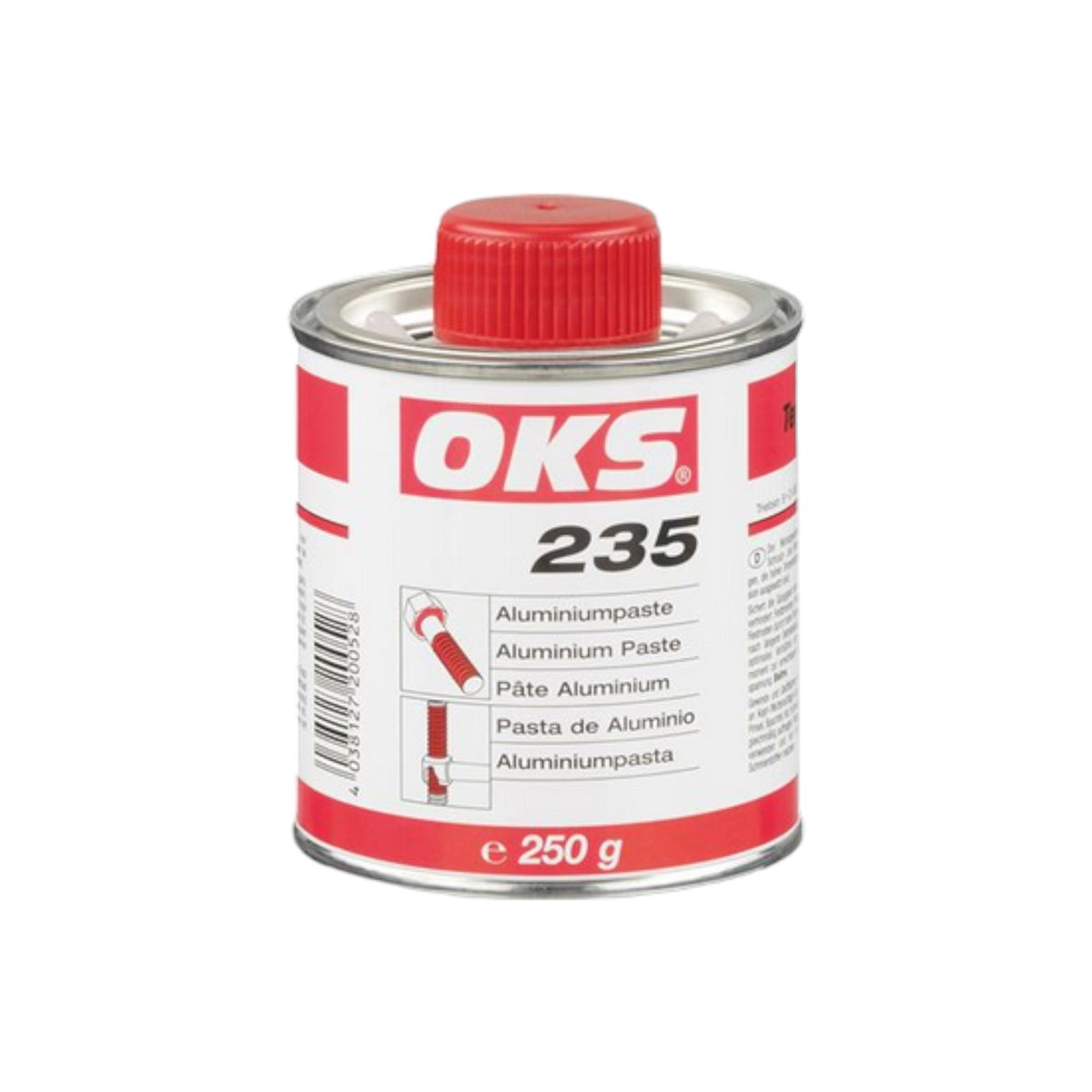 OKS 235 | Aluminiumpaste | 250g Pinseldose