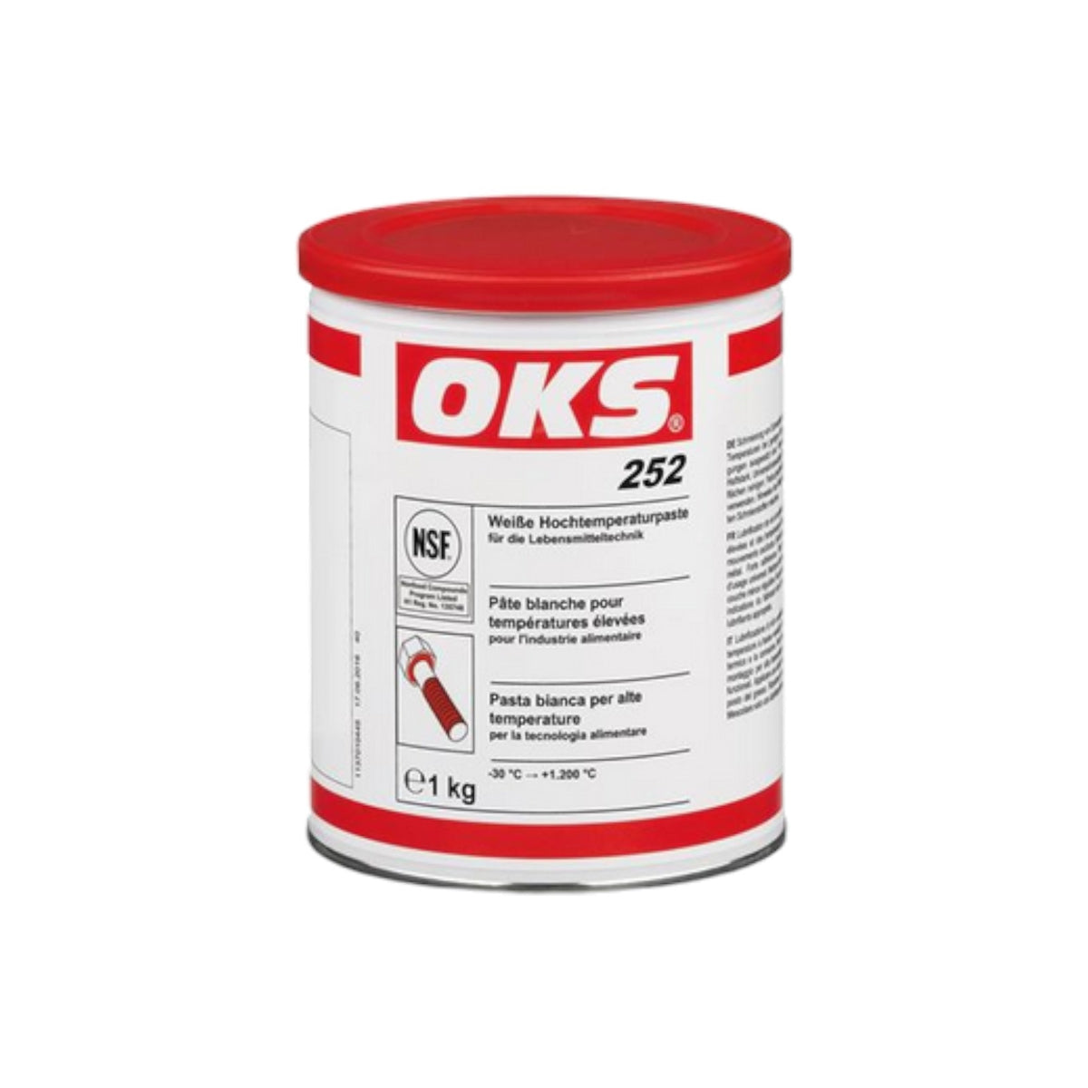 OKS 252 | Weiße Hochtemperaturpaste | 1kg Dose