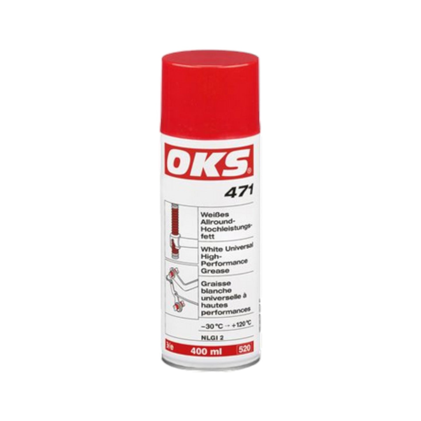 OKS 470 / 471 Weißes Allround Hochleistungsfett (Lebensmitteltechnik)