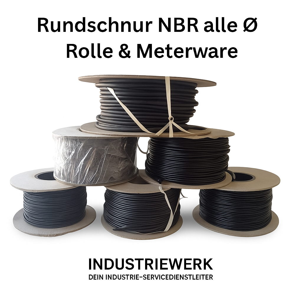 Rundschnur alle Ø 1 mm Rolle NBR 70 | 100 Meter Rolle